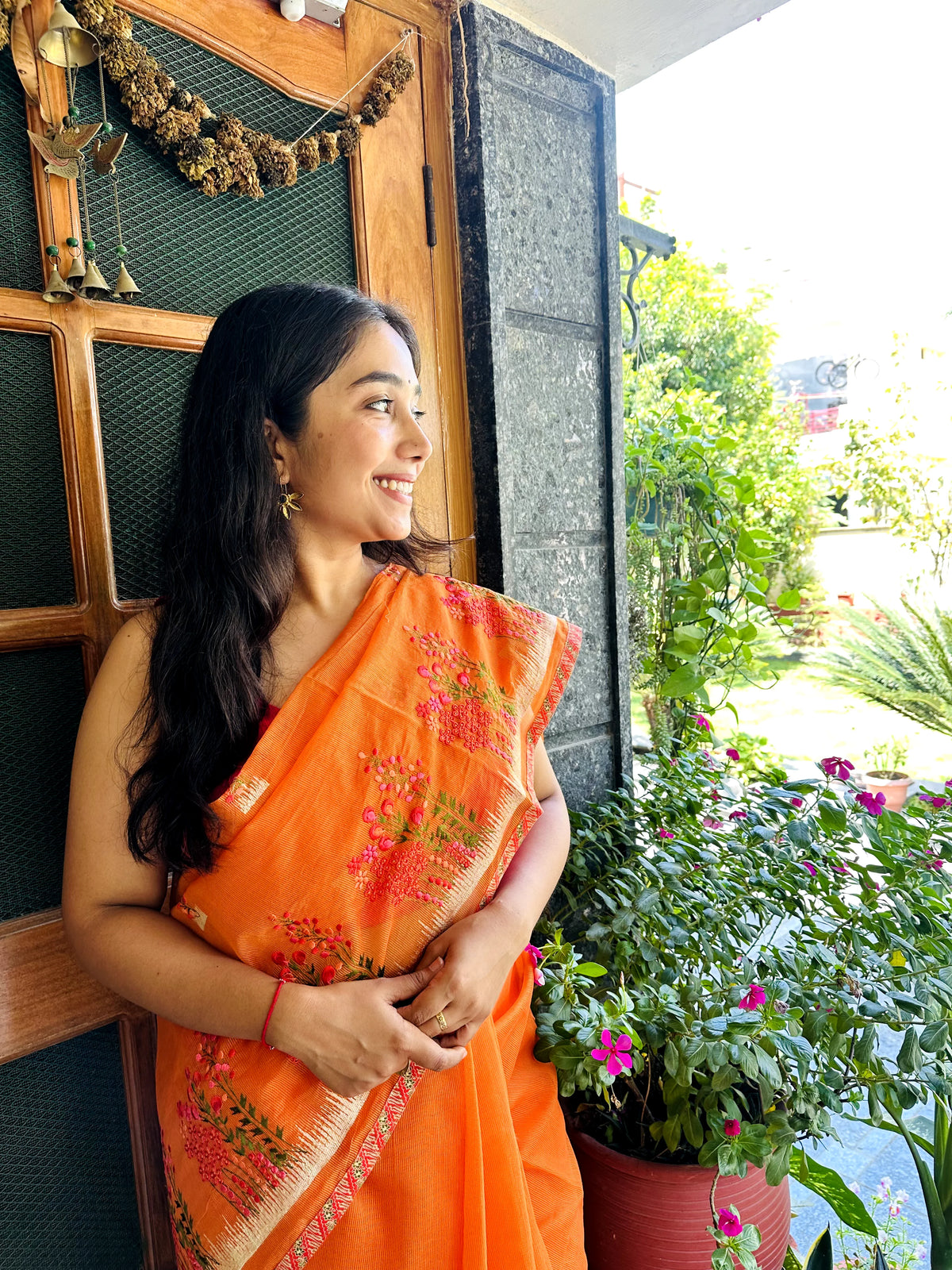 Gulrang Kota Doria Saree