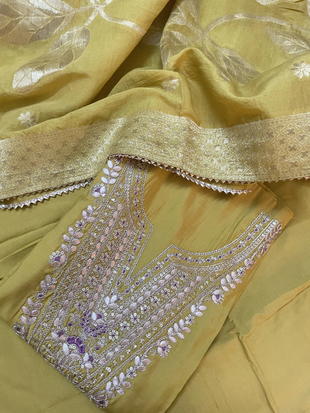 Mustard Gotta Patti Suit Set