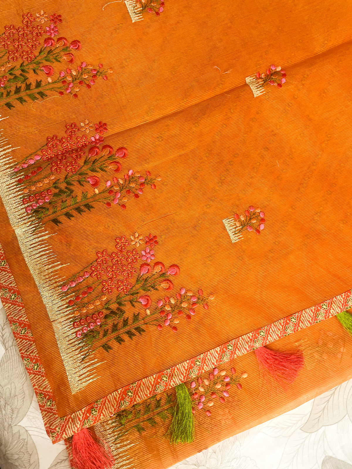 Gulrang Kota Doria Saree